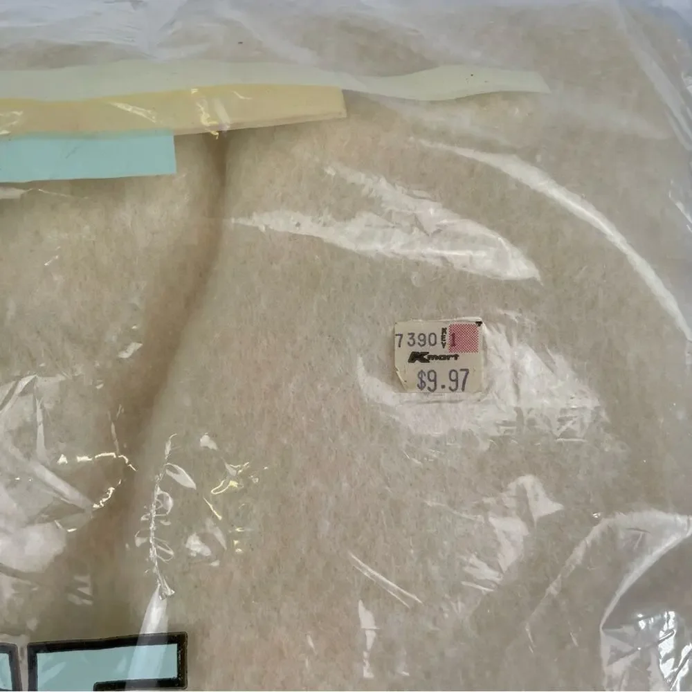 Vintage Caprice 102 in X 90 in blanket king/queen Kmart deadstock